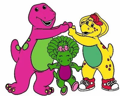 Barney and friends clip art cartoon clip art Barney & friend