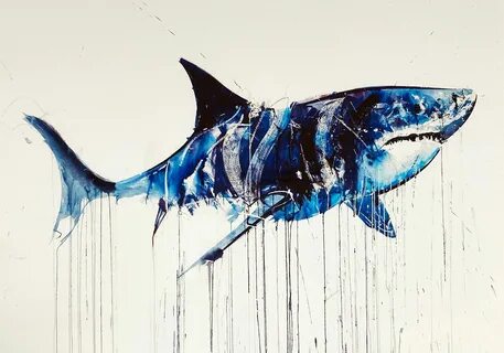 'Great White I' by Dave White, 201323.5 x 27 Inches (print)26.6 x...