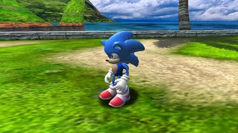 Movie Sonic in seaside hill SADX - YouTube