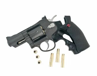 Crosman CO2 Dual Ammo Full Metal Revolver Air Gun Pistol - B