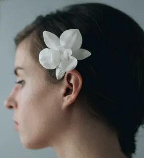 Orchid Comb- 3D Printed Hair Accessory In Nylon #2690713 - W