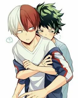 My Hero Academia Shouto Todoroki and Izuku Midoriya #tododek