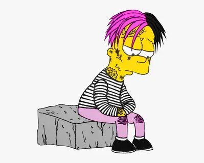 Xxxtentacion And Trippie Redd - Lil Peep Bart Simpson, HD Pn
