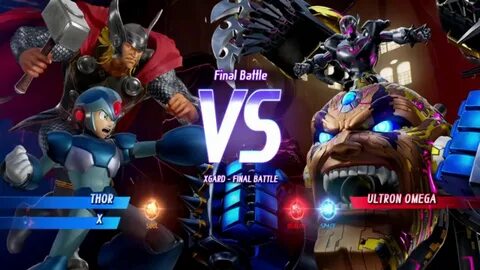 MARVEL VS. CAPCOM: INFINITE Thor and X vs Ultron Omega - You