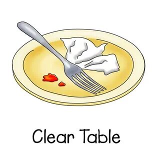 dirty dishes clipart black and white - Clip Art Library