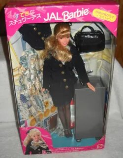 #7527 NRFB Mattel Japan Airlines (JAL) Flight Attendant Barb