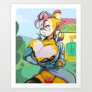 My Dr Pussycat 01 Art Print by Bobbypills Studio Society6