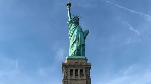 Walking Around The Statue of Liberty, Freedom Lighting the W