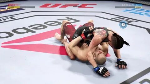 UFC 3 - Man vs Woman Glitch? Brutal KO - YouTube