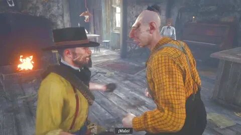 Red Dead Redemption 2 - The Big Bertram Fight - YouTube