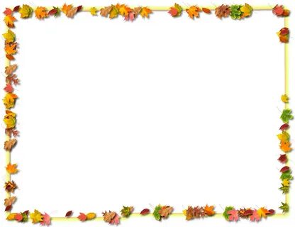 Thanksgiving Leaves Border Png Autumn Leaves Borders Png - C