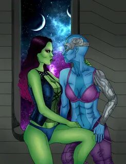 Nebula x Gamora by OscarClark on DeviantArt