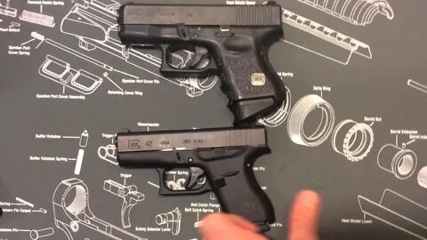 Glock 42 comparison between Ruger LCP, LCR and Diamondback 3