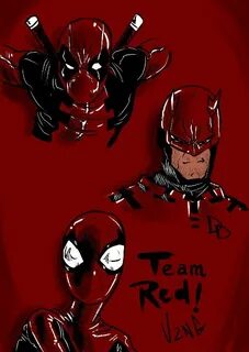 Deadpool, Daredevil and Spiderman Deadpool and spiderman, De