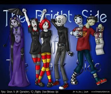 Ruby Gloom Character Lineup by AmyJSmylie on deviantART Ruby