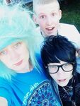 Three favorite youtubers Jason-blue hair Bryan-blonde Johnni
