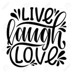 Live Laugh Love Svg - Layered SVG Cut File