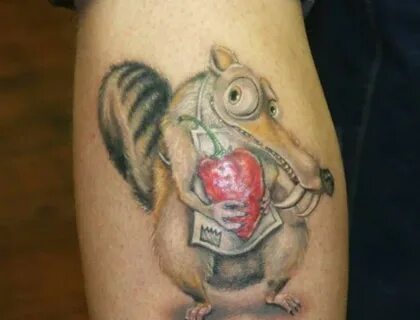 Tattoo with a squirrel. Squirrel tattoo, Animal tattoo, Tatt