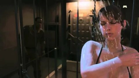 MGS 5 - Quiet Shower Scene - YouTube