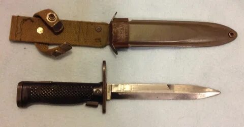US M6 bayonet Imperial with M8A1 scabbard Bayonet, Military 