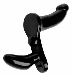 購 買 Strap U - Plena Noir 可 調 整 穿 戴 式 雙 頭 假 陽 具 - 黑 色 - 網 上 商