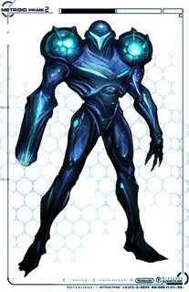 DkSam concept front.png Metroid, Samus, Fantasy concept art