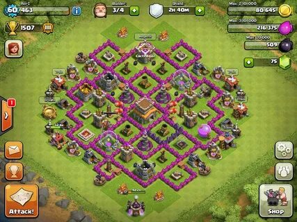 My trophy hunting base (th8)