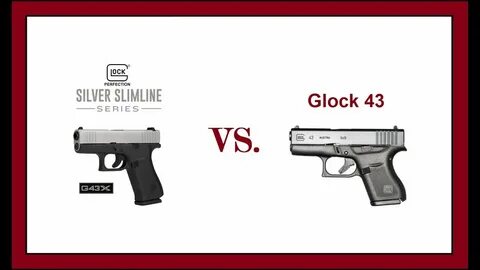 Glock 43x vs. G43 Size, Weight & Shooting Comparison - YouTu