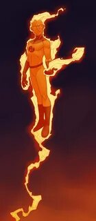 Human Torch - by Randy Bishop Marvel art, Marvel fan art, Ma