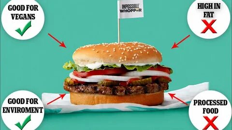 Impossible Whopper Plant Based Burger at Burger King - YouTu