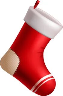 Christmas Red Stocking Png Clipart Image - Christmas Red Sto