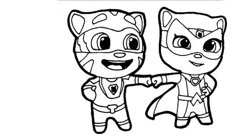 Talking Tom Coloring Pages 50 Pictures Free Printable