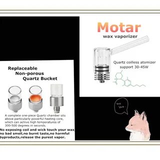 Оригинальный атомайзер Longmada Motar резервуар с воском Vap