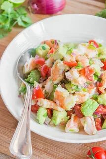 Zesty Lime Shrimp and Avocado Salad from Gina Homolka's Skin