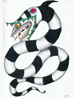 "Beetlejuice Sandworm " Art Print by jilue Redbubble