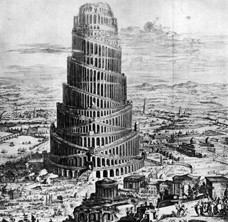 Fr. Athanasius Kircher, Reconstruction of The Tower of Babel