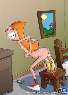 Candace Flynn try big fat dildo - Phineas and Ferb Cartoon S