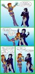 Behind Mask: Starfire and Raven pt 1 by Vytz -- Fur Affinity
