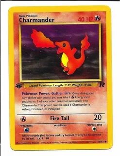 Charmander Basic Pokemon Card 50/82 Edition I 1999-2000 Poke