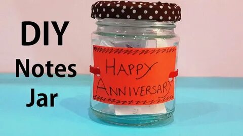 DIY Notes Jar Last Minute Gift Idea - YouTube