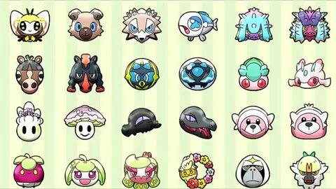 Pokémon Shuffle Gen 7 Sprites Pokémon Amino