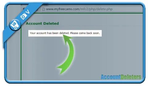 How to delete a Myfreecams account? - AccountDeleters