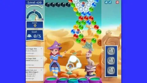 Bubble Witch 2 Saga Level 420 - YouTube