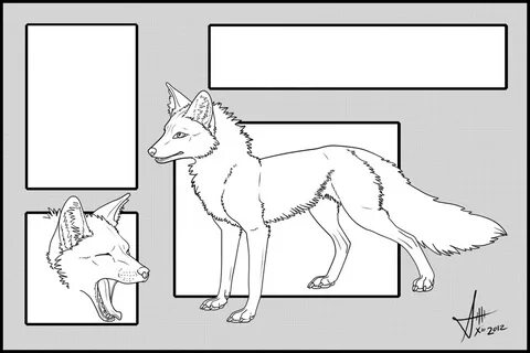Fox: Free to use Refsheet Template by Xio by amusedinsanity 
