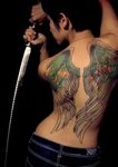 Wing Tattoos across the Shoulders and Back - Ratta TattooRat