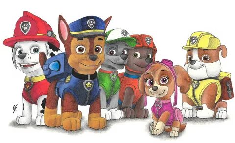 30+ Paw Patrol Fanart Background - Kurofa