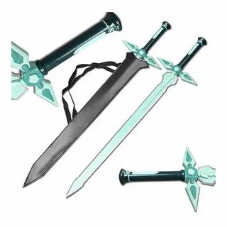 Anime Cosplay Sword w/ Scabbard, 41.5 In. Overall True Sword