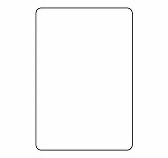 The surprising Blank Playing Card Template - Parallel Free P