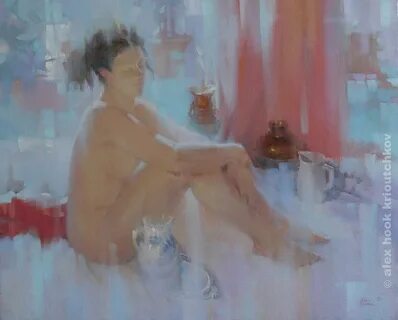 Nude VIII Painting by Alex Hook Krioutchkov Pixels