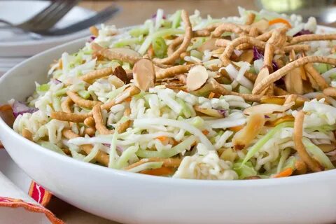 Crunchy Cabbage & Ramen Noodle Salad Recipe Ramen noodle sal